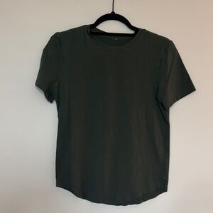 Lululemon army green T shirt - M